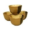 Gold Dust Set of 4 Bowls - Black