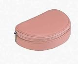 Royce Leather Mini Jewelry Case - Carnation Pink