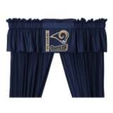 Sports Coverage 01JRVAL1RAM8814 Saint Louis Rams Valance in Midnight Blue,