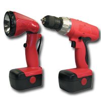 Click here to buy 14.4V 3 8in. Driver Drill Kit with Flashlight, 2 Batteries and Charger by Everest.