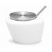 Blomus 63186 Sugar Bowl With Spoon, Porcelain
