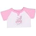 Build-A-Bear Workshop Cleveland Indians Pink Raglan Tee