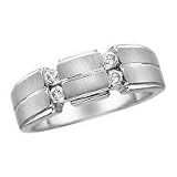 14kt. White Gold 1/3 ct. tw. Men's Diamond Wedding Band
