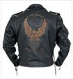 Motorcycle Jackets – Mens Vented Leather Motorcycle Jacket MJ703