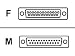 APC 37005-6 6-Feet IEEE 1284 DB25 Male to DB25 Female Parallel Cable