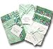 Baby : Green Cuddle Bug Baby Layette Set (1 Cuddle Bug Security Blanket, 1 Cloverleaf Swaddling Blanket & 2 Burpies)