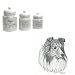 Sheltie Canister Set, Porcelain by Rosalinde