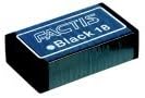 Factis 2.5 x 1.25 in. Magic Latex-Free Eraser - Black44; Pack 18