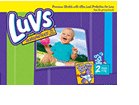LUVS ULTRA LEAD GUARDS BABY DIAPER / PAMPERS SIZE 2 (12 TO 18 POUNDS) 4/50= 200CS