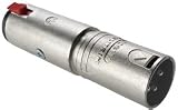 Neutrik NA3MJ/W XLR Male To 1/4 Female Adapter