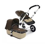 Bugaboo Cameleon Stroller - Sand Base - Dark Brown Canvas