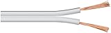 Wentronic LSK 2X2.5 Lautsprecherkabel 25 m Rolle (Querschnitt 2x 2,5 mm&sup2;) wei&szlig;