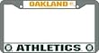 Oakland Athletics Chrome License Plate Frame - SET OF 6 - Sports Merchandise