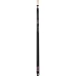 Black Pool Cue with Pink Glitter Rose Weight: 20 oz.