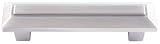 Atlas Homewares 241-BRN 4-Inch The Classics Collection Trocadero Beveled Pull, Brushed Nickel