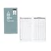 Dome(R) Auto Mileage Log, Card Stock Cover, 3 1/4in. x 6 1/4in., Gray