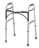 Deluxe Folding Walker, Two Button (Junior)