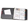 Business Card Ring Binder,200 Card Cap.,11 5/8"x10 1/2",BK (CRD65361C20) Category: Business Card Holders