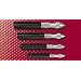 Starrett S166Z Pin Vises Set With Insulated Octagonal Handles, 4 Pieces