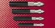 Starrett S166Z Pin Vises Set With Insulated Octagonal Handles, 4 Pieces