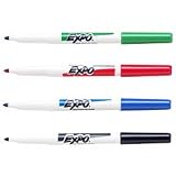 Sanford EXPO Sanford Red Fine Point Dry Erase Marker, Fine Point 12 Pack (84002)