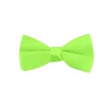 New Boys Solid Neon Green Bowtie Bow Tie Formal Tuxedo
