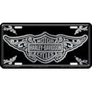 Harley Davidson Filigree License Plate