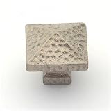 1-1/4 Dia Aged Silver Square