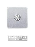 TIPPO Klingelknopf, 7,5 x 7,5 cm, Edelstahl, Steellife by HEIBI