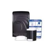 San Jamar T1730 Handwashing Station Value Pack, Black Pearl
