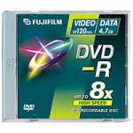 Fujifilm - 5 x DVD-R ( for Data ) 4.7 GB 8x - jewel case - storage media