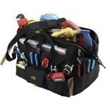 Custom LeatherCraft 1535 18 Tote Bag with Top Plastic Tray by Custom Leather Craft