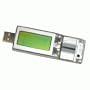 FingerGear Standalone Biometric 256MB Flash Drive w/ Large Font LCD, No Software Required, USB 2.0, PC/Mac/Linux, Silver