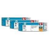 HP 91 3-ink Multipack - Print cartridge - 3 x cyan
