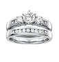 14kt. White Gold, 1 ct. tw. Diamond Wedding Set