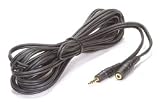 3.5mm Stereo Headphone Extension 15 ft. Straight