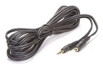 3.5mm Stereo Headphone Extension 15 ft. Straight