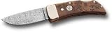 Boker Gentleman's Lockback Knife with Damascus Blade and African Thuya Wood Handle