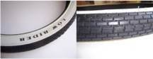 Tire Lowrider 20 x 1.75 Brick Tread with White Wall