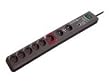 Brennenstuhl 1159440936 Secure-Tec �berspannungsschutz 15.000 A 8-fach 3 m H05VV-F 3G1.5 master-Slave, anthrazit