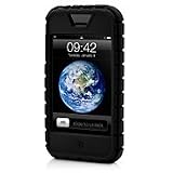 Speck Products ArmorSkin - Case for cellular phone - plastic - black - Apple iPhone