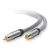 Belkin Pure AV Silver Series - Audio cable - RCA (M) - RCA (M) - 1.2 m - double shielded