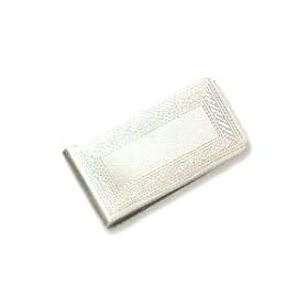 Gold Plated Celtic Weaved Box Money Clip (Silver Shown)