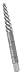 Hanson 53403 - Spiral Flute EX - 3 Screw Extractor 5/32 Carded - Irwin Industrial - 53403
