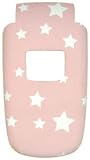 White Star on Pink - Samsung SGH-X495 Faceplate Cell Phone Cover