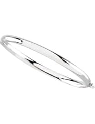 Bangle Bracelet 14K White Brc180