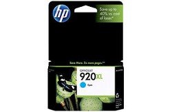 Original HP 920XL Cyan Officejet Ink Cartridge in Retail Packaging