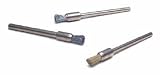 MOUNTED END BRUSH 3/16" DIA. X 1/4" DIA. BRUSH LENGTH STEEL 3/32" MANDREL BOX OF 12