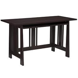 Altra Furniture Modern Mission Desk, Chocolate Wenge