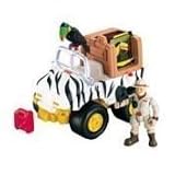 Fisher-Price Wild Adventures Off-Roader with Safari Guide, Smithsonian Talking Fact Card
